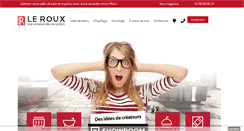 Desktop Screenshot of espace-leroux.fr