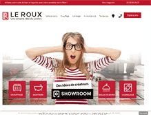 Tablet Screenshot of espace-leroux.fr